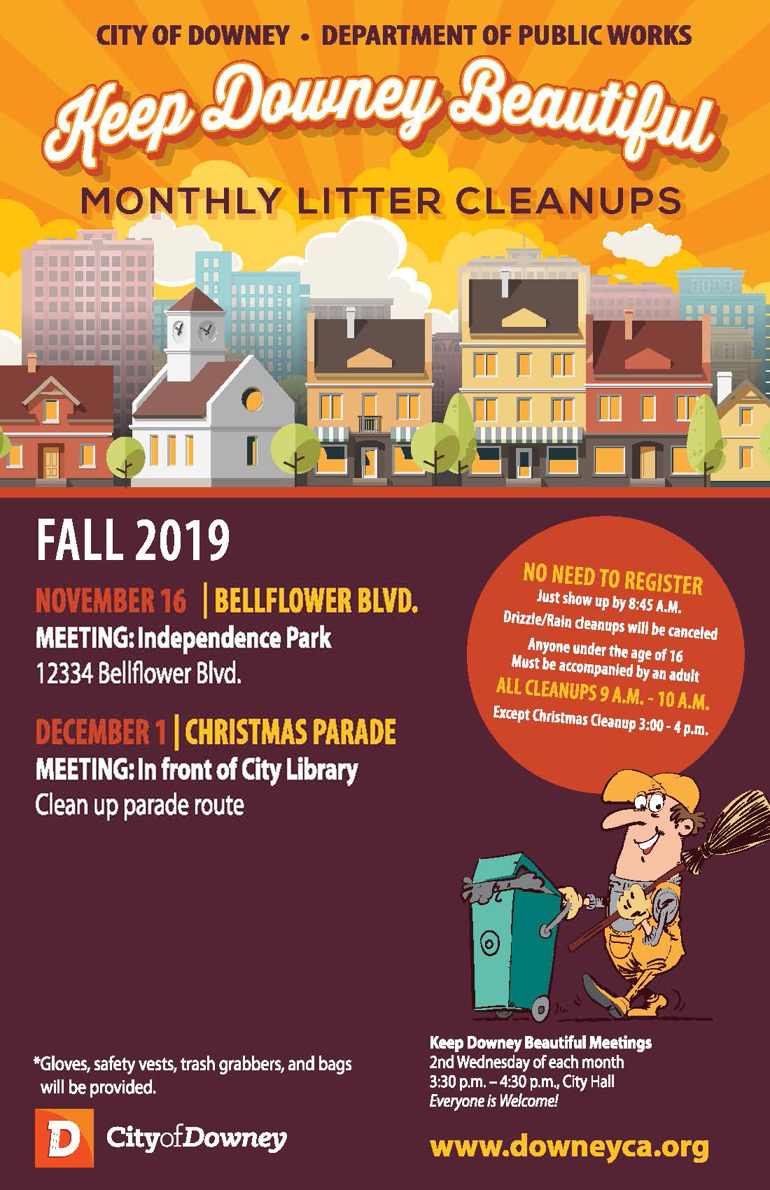 Keep Downey Beautiful_Fall 2019_Front- updated 11-16-19