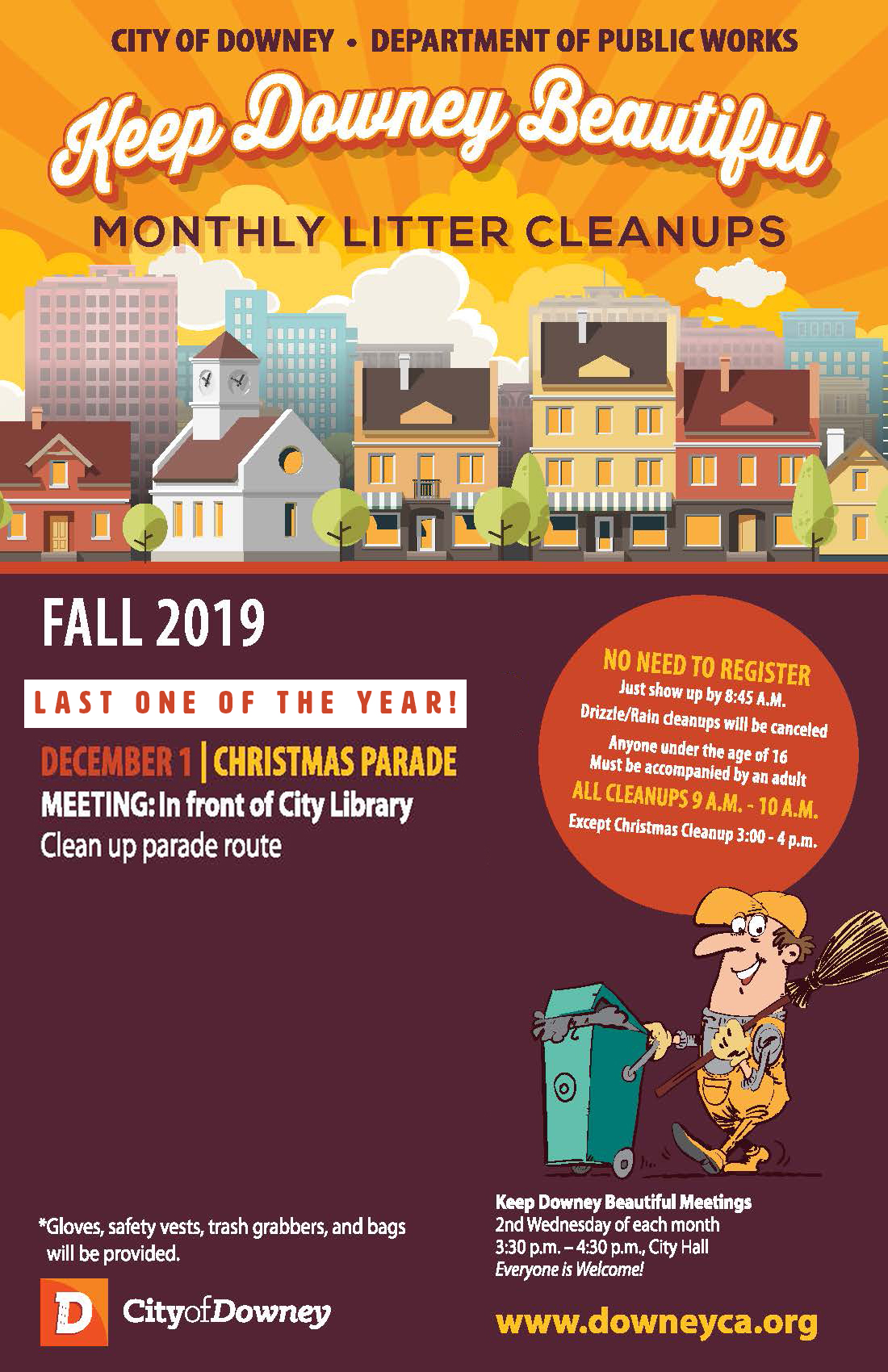 Keep Downey Beautiful_Fall 2019_Front- updated 12-01-19