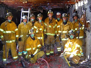 Group shot of firefighters