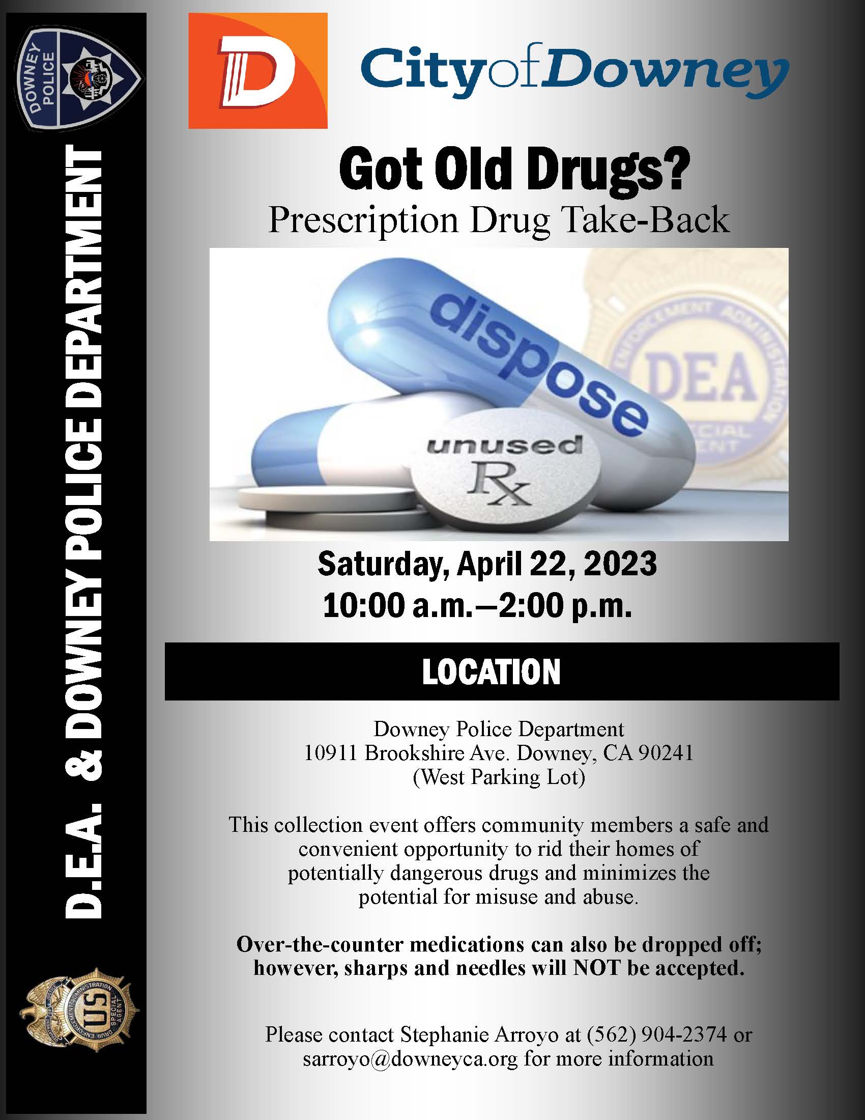 DEA Drug Take Back Flyer