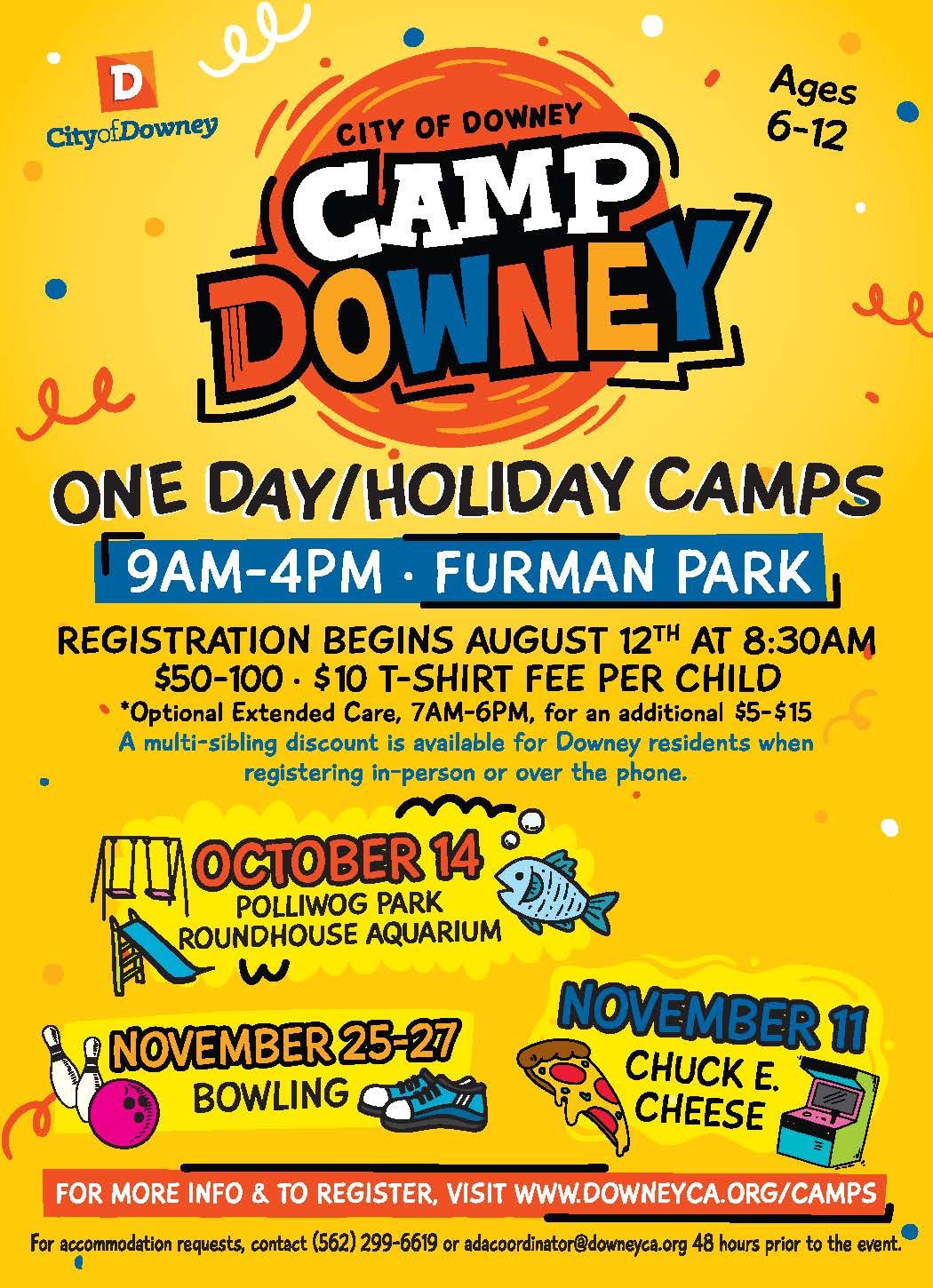 Camp Downey ONE DAY 2024 English