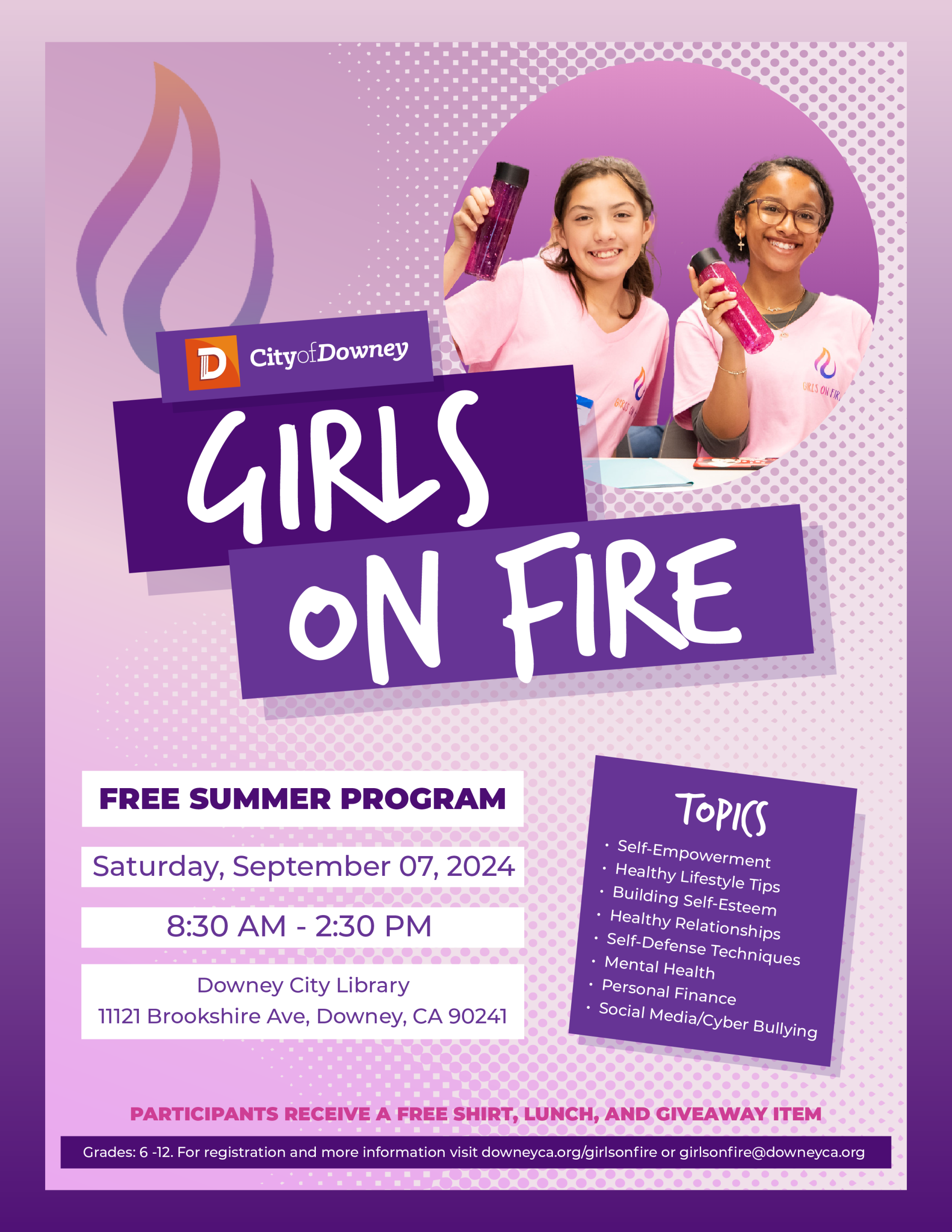 2024 Girls on Fire Flyer