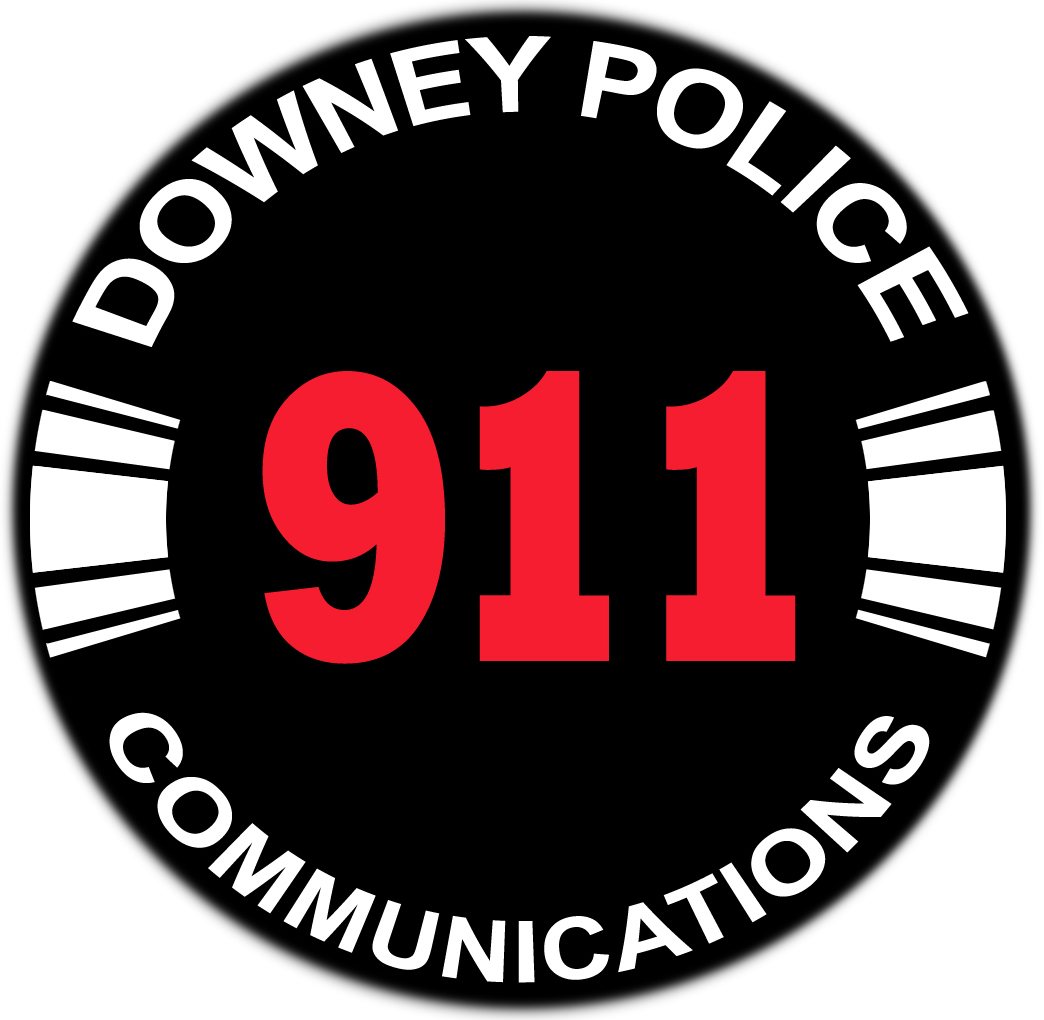 911 Downey Police Communications logo