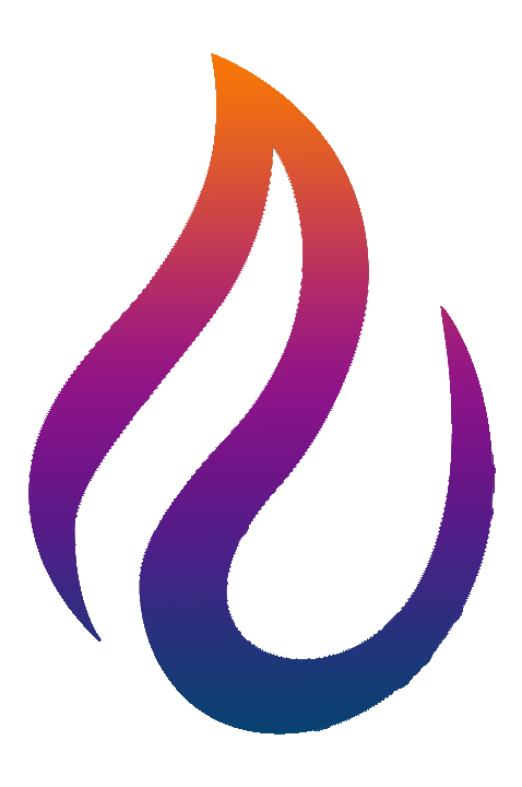 Stylised fire logo